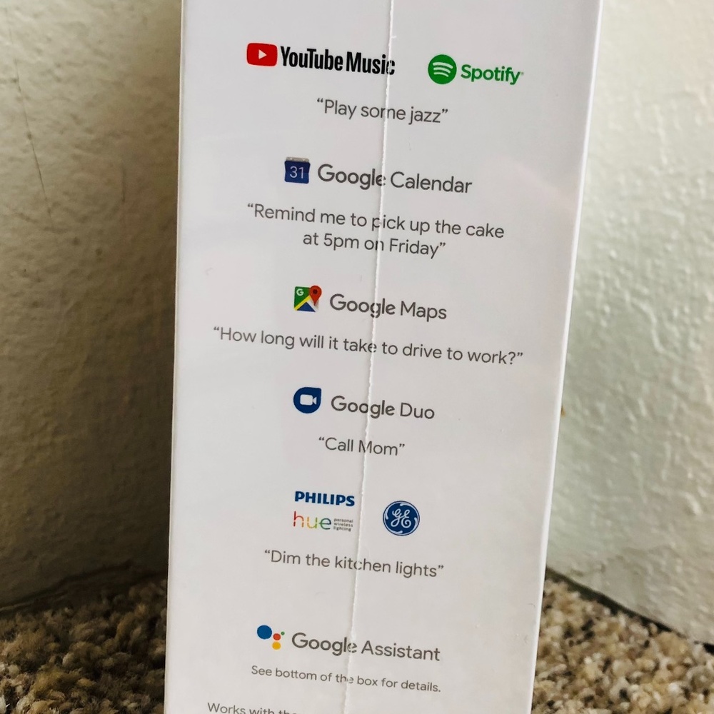 Brand New Google Home Mini Speaker - Picture 3 of 4